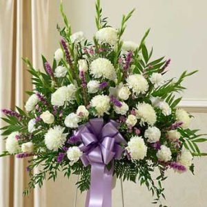 white lavender flowers 4 feet stand for delivery in Dubai
