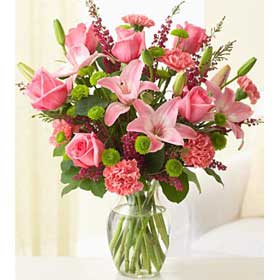 Poetic Pink Flowers for delivery