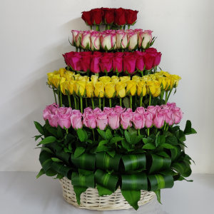 101 roses basket