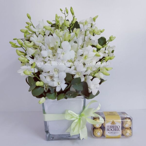 20 orchids & Chocolates