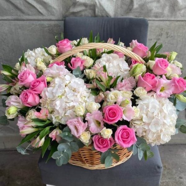 basket of flowers