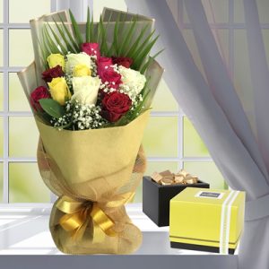 roses-bouquet-and-chocolates