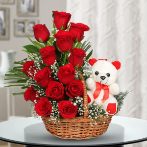 roses-and-teddy-bear