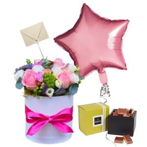 Mixed Flowers Box Combo Online in Dubai