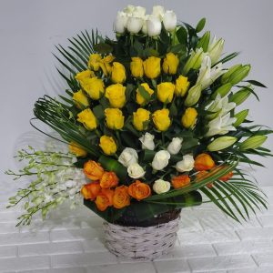 Mixed Flower Basket for Special Occasion