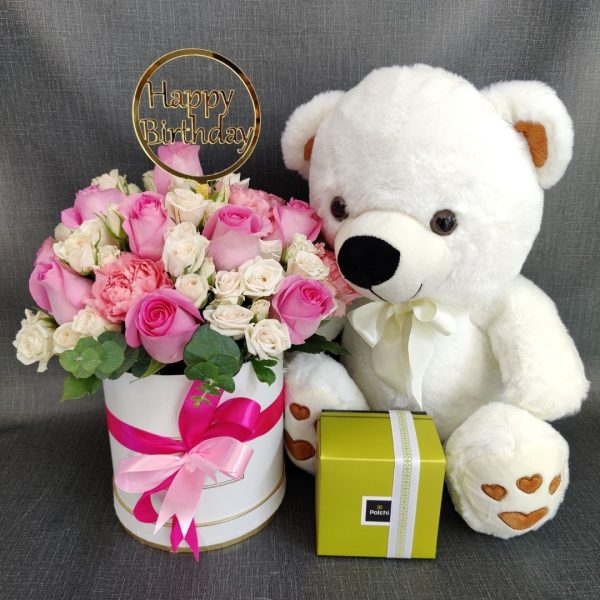 Send Birthday Greetings with Flowers Gift Online