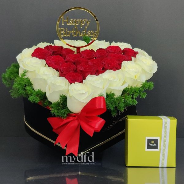 birthday flowers and chocolates gift