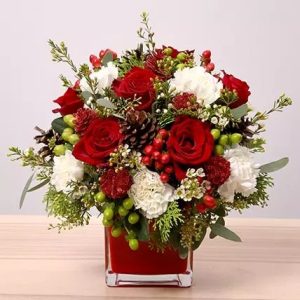 Christmas Flower Box Gift - Express Delivery
